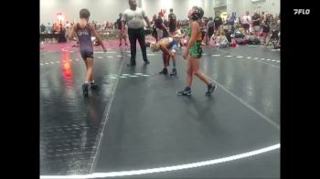 65 lbs Cons. Semi - Austin **Ledbetter, SLATE WRESTLING ACADEMY vs Kamden **Wisecup, Dayton Bandits