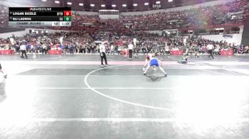 105 lbs Champ. Round 1 - Eli Ladwig, Slinger vs Logan Bozile, Oconto Falls/Abrams Youth Wrestling