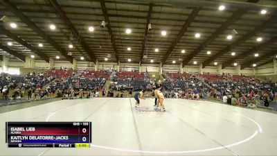 135 lbs Quarterfinal - Isabel Lieb, Alaska vs Kaitlyn Delatorre-Jackson, Nevada