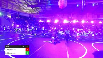 64 lbs Semifinal - Adalynn Anthony, The Clique vs Sofia Aldana, Unattached