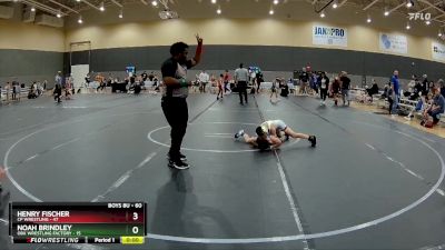 60 lbs Quarterfinal - Henry Fischer, CP WRESTLING vs Noah Brindley, OBX Wrestling Factory