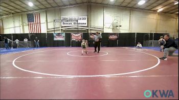 37-40 lbs Rr Rnd 3 - Cayler Caldwell, Highlander Youth vs Bennett Balthrope, Marlow Outlaws