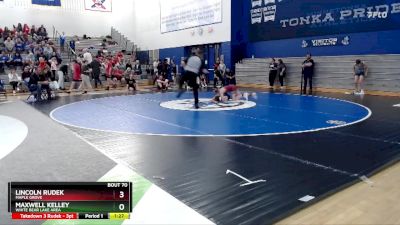 114 lbs Round 2 - Lincoln Rudek, Maple Grove vs Maxwell Kelley, White Bear Lake Area