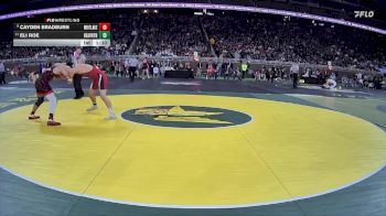 D4-157 lbs Quarterfinal - Cayden Bradburn, Whitmore Lake vs Eli Roe, Beaverton