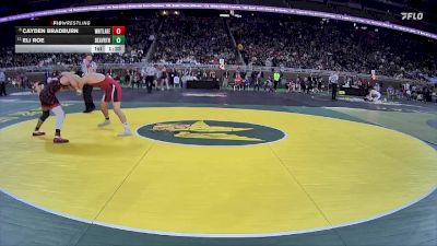 D4-157 lbs Quarterfinal - Cayden Bradburn, Whitmore Lake vs Eli Roe, Beaverton