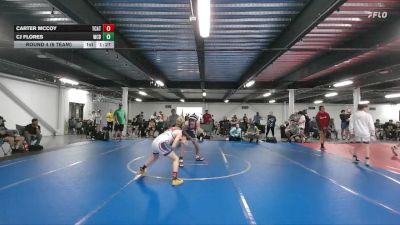 96 lbs Round 4 (6 Team) - CJ Flores, Wrecking Crew Black vs Carter McCoy, Team Catalyst