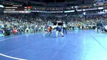 1A-285 lbs Champ. Round 1 - Alston Loeb, Hudson vs Teagan Dybevik, Colfax-Mingo