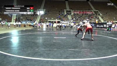 1A-4A 165 Quarterfinal - Brody Frederick, Oak Grove vs Torrance Goins, Fultondale