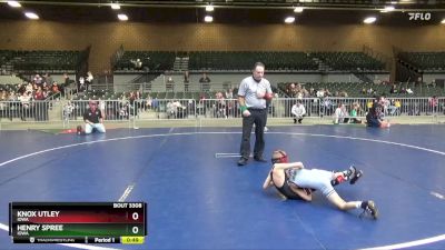 53 lbs Round 2 - Henry Spree, Iowa vs Knox Utley, Iowa