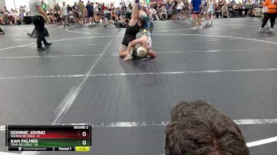 126 lbs Round 2 (8 Team) - Kam Palmer, Team 302 Gold vs Dominic Jovino, Validus WC Gold