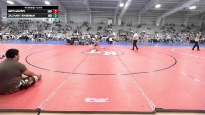 132 lbs Rr Rnd 1 - Nico Maisel, University Hawks Wrestling Club vs Zachary Sherman, Yeti: Special Forces