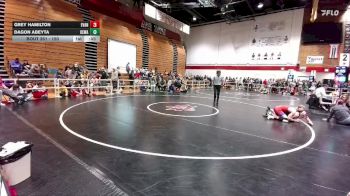 150 lbs Cons. Round 2 - Dagon Abeyta, Kelly Walsh vs Grey Hamilton, Evanston