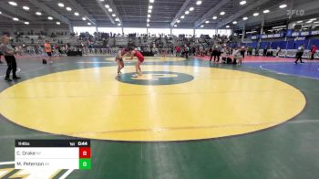 114 lbs Consi Of 8 #1 - Cailan Drake, NY vs Mora Peterson, NY