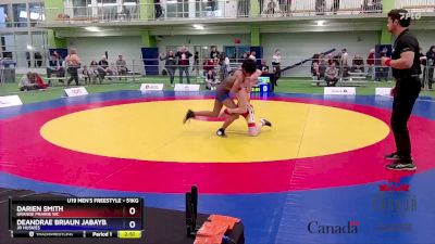 51kg Quarterfinal - Darien Smith, Grande Prairie WC vs Deandrae Briaun Jabaybay, Jr Huskies