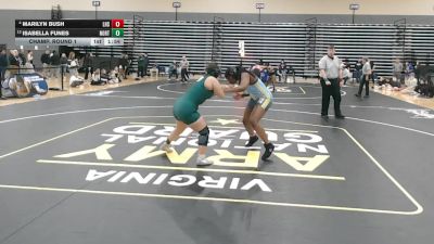 185 lbs Champ. Round 1 - Isabella Funes, Northside vs Marilyn Bush, Lightridge High School