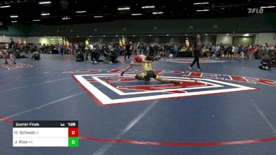 106 lbs Quarterfinal - Hayden Schwab, IA vs Julian Rios, MA