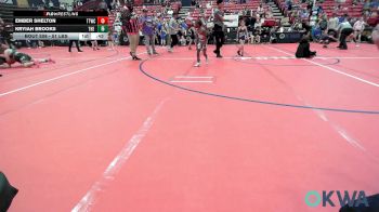 51 lbs Rr Rnd 1 - Ember Shelton, Team Tulsa Wrestling Club vs KRyiah Brooks, The Academy Wichita Kansas