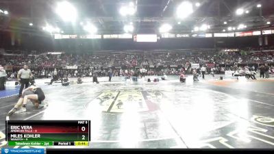 132 lbs Cons. Round 3 - Miles Kohler, Wasatch vs Eric Vera, American Falls