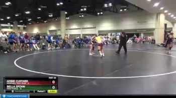 120 lbs Champ Round 1 (16 Team) - Ambie Custard, Nebraska Tidal Wave vs Bella Spohn, MXW Purple