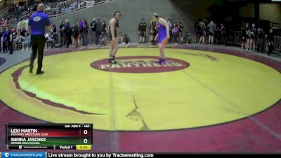 180 lbs Round 4 - Lexi Martin, Mustang Wrestling Club vs Sierra Jaschke, Sisters High School