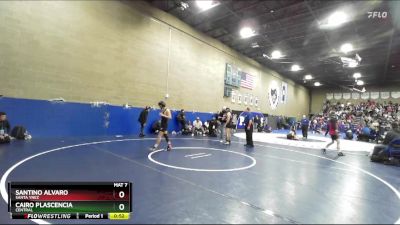 126 lbs Cons. Round 9 - Santino Alvaro, Santa Ynez vs Cairo Plascencia, Central