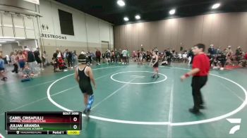 87-90 lbs Round 2 - Julian Aranda, Texas Wrestling Academy vs Cabel Crisafulli, Warrior Trained Wrestling