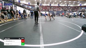 110 lbs Round Of 16 - Lila Breedlove, Maverick Elite Wrestling vs Taylor Covel, Harrah Little League Wrestling