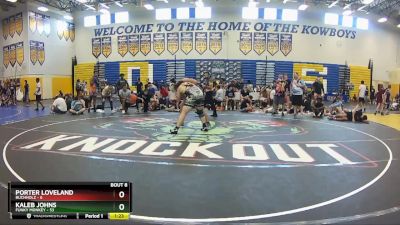 215 lbs Champ Round 1 (16 Team) - Porter Loveland, Buchholz vs Kaleb Johns, Funky Monkey