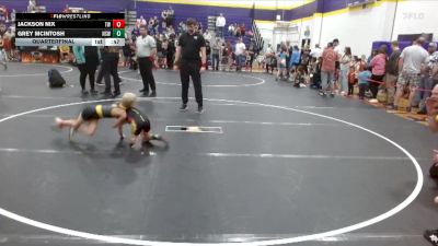 55 lbs Quarterfinal - Grey McIntosh, Ninety Six Wrestling vs Jackson Nix, Tiger Wrestling