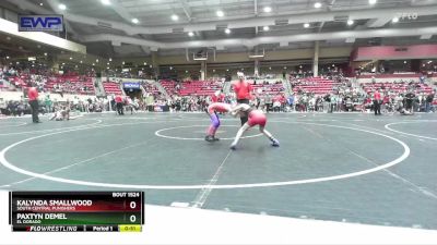 60 lbs Quarterfinal - Kalynda Smallwood, South Central Punishers vs Paxtyn Demel, El Dorado