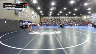 215 lbs Cons. Round 3 - Caleb Acevedo, Justin Garza vs Gurvinder Singh, Dos Palos
