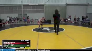 122 lbs Semis & 1st Wrestleback (8 Team) - Isabella Cepak, Michigan Red vs Brinley Meier, Iowa