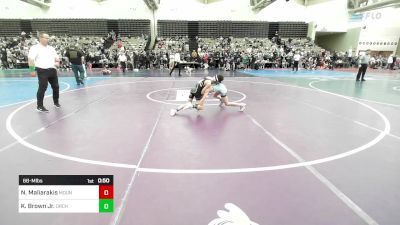 68-M lbs Consi Of 8 #2 - Nicholas Maliarakis, Mount Kisco vs Kenyatta Brown Jr., Orchard South WC