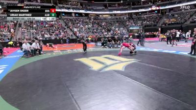 126-3A Quarterfinal - Uriah Martinez, Alamosa vs Jaysen Skeen, Grand Valley