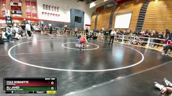 165 lbs Cons. Round 3 - Eli James, Burns/Pine Bluffs vs Cole Robinette, Evanston