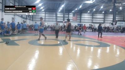 215 lbs 1 - Cade Bailey, RED LION WRESTLING CLUB vs Conrad Sherburne, REAL LIFE WRESTLING CLUB