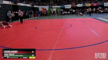 145 lbs Champ. Round 1 - Kodi Hollis, Student Wrestling Development Program vs Cayden Harney, Ketchikan High School