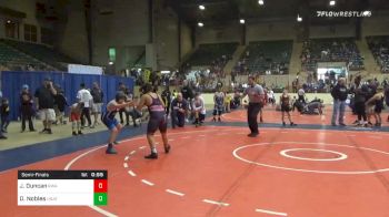 135 lbs Semifinal - Julius Duncan, Roundtree Wrestling Academy vs Dax Nobles, Unattached