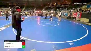 200 lbs Consi Of 4 - Cooper Perrien, Elkhorn Wrestling Club vs Michael Marini, South Side Wrestling Club