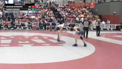 126 lbs Champ. Round 1 - Graham Schwartz, Battle Ground Academy vs Aaron Stidham, Grace Christian (Knoxville)