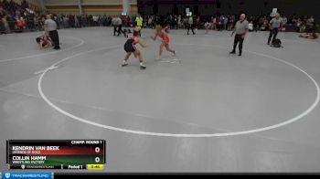 136 lbs Champ. Round 1 - Kendrin Van Beek, Legends Of Gold vs Collin Hamm, Wrestling Factory