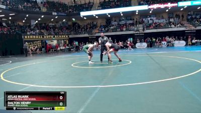 171 lbs Champ. Round 1 - Dalton Henry, Haines High School vs Atlas Ruark, Kenai Central High School