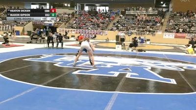 120 lbs Cons. Round 5 - Keaton Dicken, Conner vs Mason Gipson, South Oldham