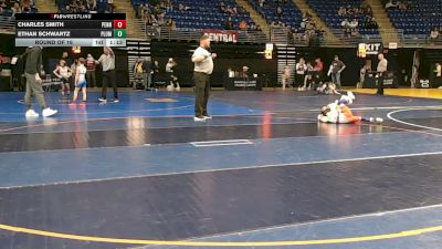 65 lbs Round Of 16 - Charles Smith, Pennridge vs Ethan Schwartz, Plum