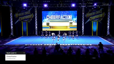 CheerFactor - SUPERSTITION [2025 Youth Level 1 A 1] 2025 Winners Choice Live at Foxwoods