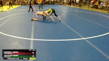 100 lbs Cons. Round 2 - Matthias Henry, Greenbush vs Dominic Larson, Worthington