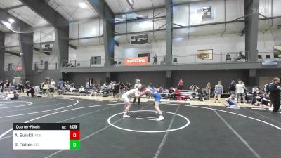 175 lbs Quarterfinal - Alex Buiukli, Independent vs Brenan Patton, Big Cat Wrestling