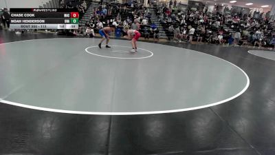 113 lbs Cons. Round 4 - Noah Henderson, Unaffiliated vs Chase Cook, Macon