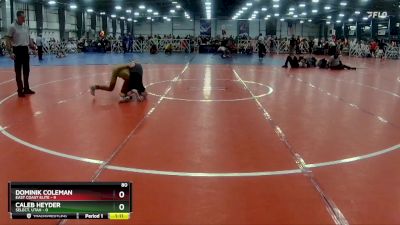 80 lbs Rd# 9- 2:15pm Saturday Final Pool - Caleb Heyder, SELECT, Utah vs Dominik Coleman, East Coast Elite