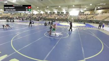 95 lbs Quarterfinal - Jayce Kelzer, Commanders Wrestling vs Shah Tiggett, Elite Athletic Club